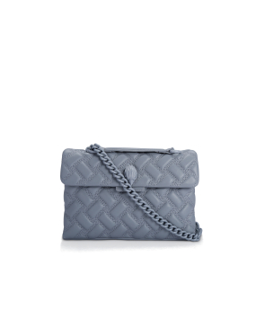 KURT GEIGER ΔΕΡΜΑΤΙΝΗ ΤΣΑΝΤΑ ΩΜΟΥ Γκρι 5 KURT GEIGER ΔΕΡΜΑΤΙΝΗ ΤΣΑΝΤΑ ΩΜΟΥ Γκρι - Image 5