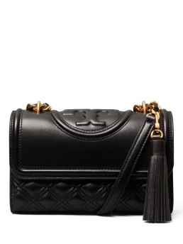 TORY BURCH ΔΕΡΜΑΤΙΝΗ ΤΣΑΝΤΑ ΩΜΟΥ Μαύρο 5 TORY BURCH ΔΕΡΜΑΤΙΝΗ ΤΣΑΝΤΑ ΩΜΟΥ Μαύρο - Image 5