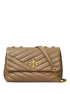 TORY BURCH ΚΑΠΙΤΟΝΕ ΤΣΑΝΤΑ ΩΜΟΥ KIRA Μπεζ
