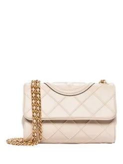 TORY BURCH ΚΑΠΙΤΟΝΕ ΤΣΑΝΤΑ ΩΜΟΥ Λευκό