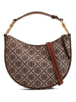 TORY BURCH ΤΣΑΝΤΑ ΧΕΙΡΟΣ ΜΕ ΜΟΝΟΓΡΑΜΜΑ Καφέ -ΓΥΝΑΙΚΕΙΕΣ ΤΣΑΝΤΕΣ Κατάστημα πωλήσεων 01 19