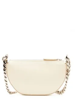 BURBERRY ΔΕΡΜΑΤΙΝΗ ΤΣΑΝΤΑ ΩΜΟΥ Εκρού