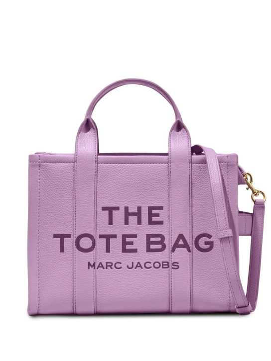 MARC JACOBS ΔΕΡΜΑΤΙΝΗ ΤΣΑΝΤΑ ΧΕΙΡΟΣ THE MEDIUM TOTE Λιλά 1 MARC JACOBS ΔΕΡΜΑΤΙΝΗ ΤΣΑΝΤΑ ΧΕΙΡΟΣ THE MEDIUM TOTE Λιλά