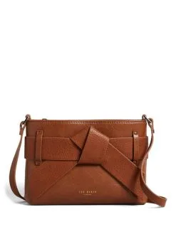 TED BAKER ΣΤΑΥΡΩΤΗ ΤΣΑΝΤΑ JISMINA PU Καφέ