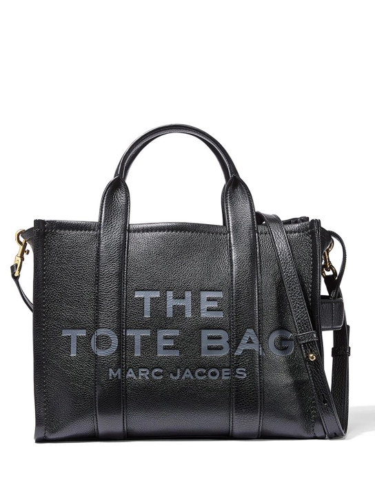MARC JACOBS ΔΕΡΜΑΤΙΝΗ ΤΣΑΝΤΑ ΧΕΙΡΟΣ THE MEDIUM TOTE Μαύρο 1 MARC JACOBS ΔΕΡΜΑΤΙΝΗ ΤΣΑΝΤΑ ΧΕΙΡΟΣ THE MEDIUM TOTE Μαύρο