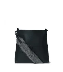 CALLISTA CRAFTS ΔΕΡΜΑΤΙΝΗ ΤΣΑΝΤΑ SLIM MESSENGER BARQUE Μαύρο