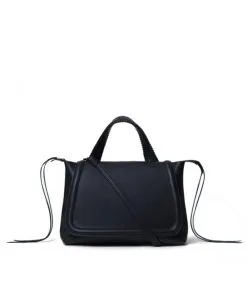 CALLISTA CRAFTS ΔΕΡΜΑΤΙΝΗ ΤΣΑΝΤΑ MEDIUM TOP HANDLE Μαύρο