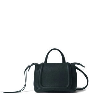 CALLISTA CRAFTS ΔΕΡΜΑΤΙΝΗ ΤΣΑΝΤΑ MINI TOP HANDLE Μαύρο 5 CALLISTA CRAFTS ΔΕΡΜΑΤΙΝΗ ΤΣΑΝΤΑ MINI TOP HANDLE Μαύρο - Image 5