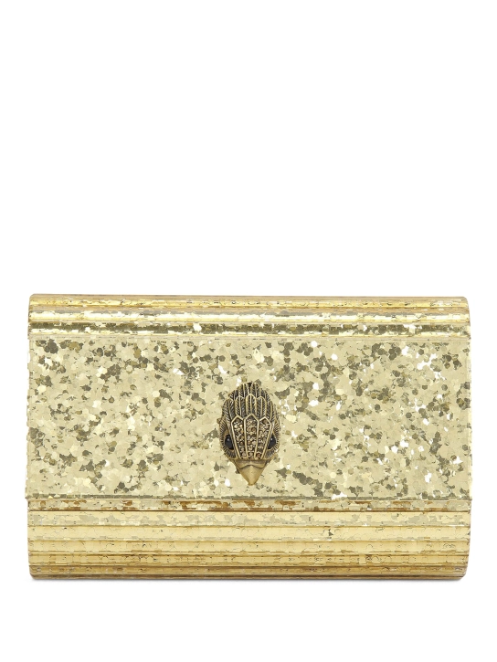 KURT GEIGER ΤΣΑΝΤΑ ΦΑΚΕΛΟΣ ΜΕ GLITTER EAGLE CLUTCH Χρυσό 1 KURT GEIGER ΤΣΑΝΤΑ ΦΑΚΕΛΟΣ ΜΕ GLITTER EAGLE CLUTCH Χρυσό
