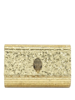KURT GEIGER ΤΣΑΝΤΑ ΦΑΚΕΛΟΣ ΜΕ GLITTER EAGLE CLUTCH Χρυσό 5 KURT GEIGER ΤΣΑΝΤΑ ΦΑΚΕΛΟΣ ΜΕ GLITTER EAGLE CLUTCH Χρυσό - Image 5