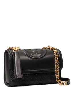 TORY BURCH ΔΕΡΜΑΤΙΝΗ ΤΣΑΝΤΑ ΩΜΟΥ Μαύρο 6 TORY BURCH ΔΕΡΜΑΤΙΝΗ ΤΣΑΝΤΑ ΩΜΟΥ Μαύρο - Image 6