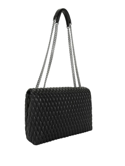 TORY BURCH ΔΕΡΜΑΤΙΝΗ ΤΣΑΝΤΑ ΩΜΟΥ KIRA Μαύρο 5 TORY BURCH ΔΕΡΜΑΤΙΝΗ ΤΣΑΝΤΑ ΩΜΟΥ KIRA Μαύρο - Image 5