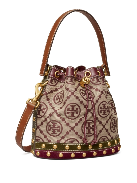 TORY BURCH ΤΣΑΝΤΑ ΩΜΟΥ ΜΕ ΜΟΝΟΓΡΑΜΜΑ Βαμβάκι 2 TORY BURCH ΤΣΑΝΤΑ ΩΜΟΥ ΜΕ ΜΟΝΟΓΡΑΜΜΑ Βαμβάκι - Image 2