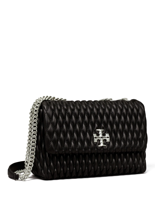 TORY BURCH ΔΕΡΜΑΤΙΝΗ ΤΣΑΝΤΑ ΩΜΟΥ KIRA Μαύρο 2 TORY BURCH ΔΕΡΜΑΤΙΝΗ ΤΣΑΝΤΑ ΩΜΟΥ KIRA Μαύρο - Image 2