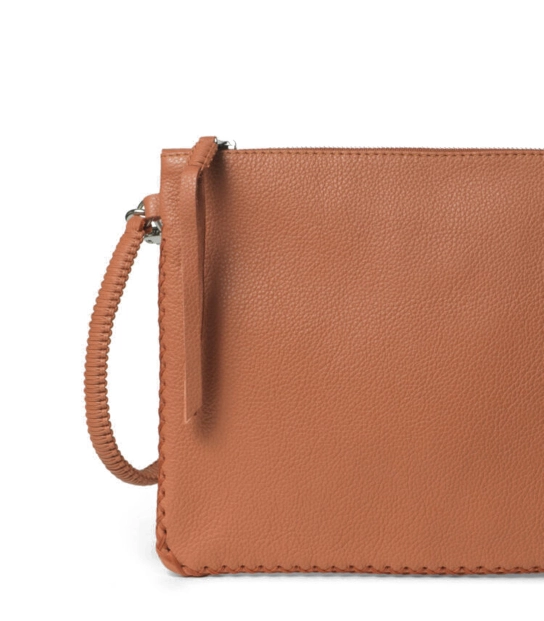 CALLISTA CRAFTS ΔΕΡΜΑΤΙΝΟΣ ΦΑΚΕΛΟΣ MAXI POCHETTE Πορτοκαλί 2 CALLISTA CRAFTS ΔΕΡΜΑΤΙΝΟΣ ΦΑΚΕΛΟΣ MAXI POCHETTE Πορτοκαλί - Image 2