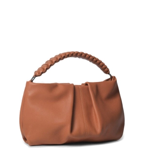 CALLISTA CRAFTS ΔΕΡΜΑΤΙΝΗ ΤΣΑΝΤΑ MAXI PLEATED CLUTCH Πορτοκαλί 5 CALLISTA CRAFTS ΔΕΡΜΑΤΙΝΗ ΤΣΑΝΤΑ MAXI PLEATED CLUTCH Πορτοκαλί - Image 5