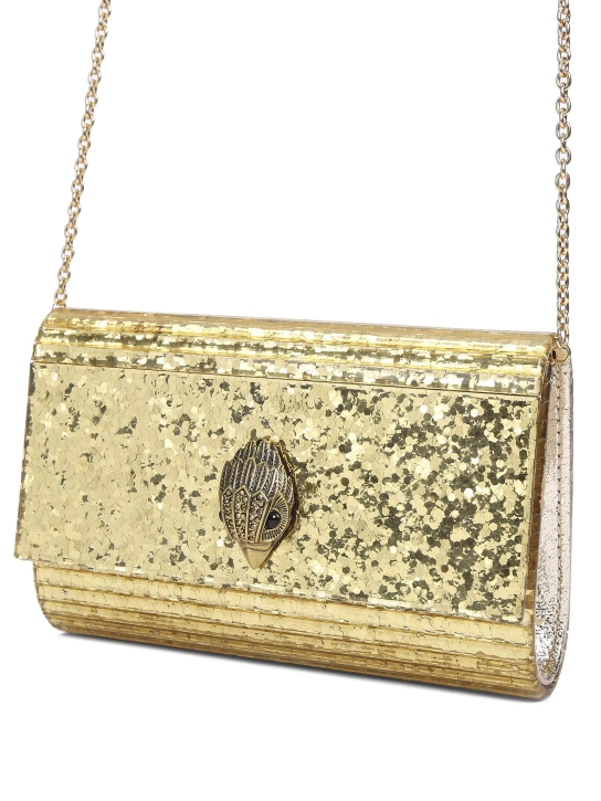 KURT GEIGER ΤΣΑΝΤΑ ΦΑΚΕΛΟΣ ΜΕ GLITTER EAGLE CLUTCH Χρυσό 2 KURT GEIGER ΤΣΑΝΤΑ ΦΑΚΕΛΟΣ ΜΕ GLITTER EAGLE CLUTCH Χρυσό - Image 2