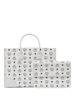 MCM ΤΣΑΝΤΑ ΩΜΟΥ ΜΕ LOGO PRINT Λευκό 7 MCM ΤΣΑΝΤΑ ΩΜΟΥ ΜΕ LOGO PRINT Λευκό -ΓΥΝΑΙΚΕΙΕΣ ΤΣΑΝΤΕΣ Κατάστημα πωλήσεων 02 62