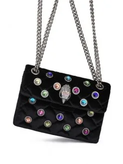 KURT GEIGER ΒΕΛΟΥΔΙΝΗ ΤΣΑΝΤΑ ΧΕΙΡΟΣ MINI KENSINGTON Μαύρο -ΓΥΝΑΙΚΕΙΕΣ ΤΣΑΝΤΕΣ Κατάστημα πωλήσεων 02 8