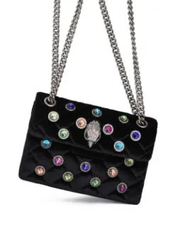 KURT GEIGER ΒΕΛΟΥΔΙΝΗ ΤΣΑΝΤΑ ΧΕΙΡΟΣ MINI KENSINGTON Μαύρο -ΓΥΝΑΙΚΕΙΕΣ ΤΣΑΝΤΕΣ Κατάστημα πωλήσεων 02 9