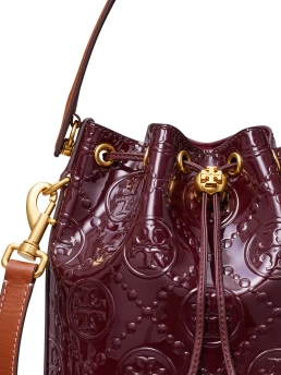 TORY BURCH ΤΣΑΝΤΑ ΩΜΟΥ ΜΕ ΜΟΝΟΓΡΑΜΜΑ Μπορντό 8 TORY BURCH ΤΣΑΝΤΑ ΩΜΟΥ ΜΕ ΜΟΝΟΓΡΑΜΜΑ Μπορντό - Image 8