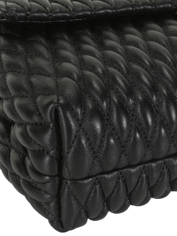 TORY BURCH ΔΕΡΜΑΤΙΝΗ ΤΣΑΝΤΑ ΩΜΟΥ KIRA Μαύρο 6 TORY BURCH ΔΕΡΜΑΤΙΝΗ ΤΣΑΝΤΑ ΩΜΟΥ KIRA Μαύρο - Image 6