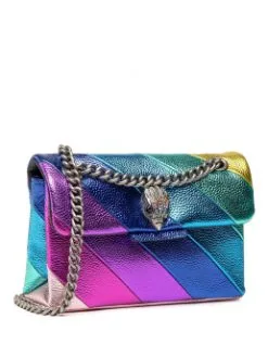 KURT GEIGER ΔΕΡΜΑΤΙΝΗ ΤΣΑΝΤΑ ΩΜΟΥ MINI KENSINGTON Πολύχρωμο -ΓΥΝΑΙΚΕΙΕΣ ΤΣΑΝΤΕΣ Κατάστημα πωλήσεων 03 155