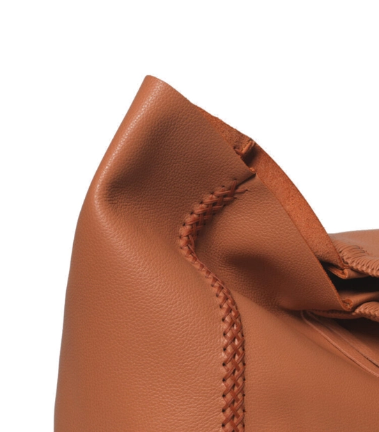 CALLISTA CRAFTS ΔΕΡΜΑΤΙΝΗ ΤΣΑΝΤΑ TOTE Πορτοκαλί 3 CALLISTA CRAFTS ΔΕΡΜΑΤΙΝΗ ΤΣΑΝΤΑ TOTE Πορτοκαλί - Image 3