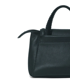 CALLISTA CRAFTS ΔΕΡΜΑΤΙΝΗ ΤΣΑΝΤΑ MINI TOP HANDLE Μαύρο 7 CALLISTA CRAFTS ΔΕΡΜΑΤΙΝΗ ΤΣΑΝΤΑ MINI TOP HANDLE Μαύρο - Image 7