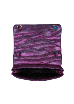 KURT GEIGER MINI ΤΣΑΝΤΑ ΧΙΑΣΤΙ LUREX KENSINGTON Μωβ 7 KURT GEIGER MINI ΤΣΑΝΤΑ ΧΙΑΣΤΙ LUREX KENSINGTON Μωβ - Image 7