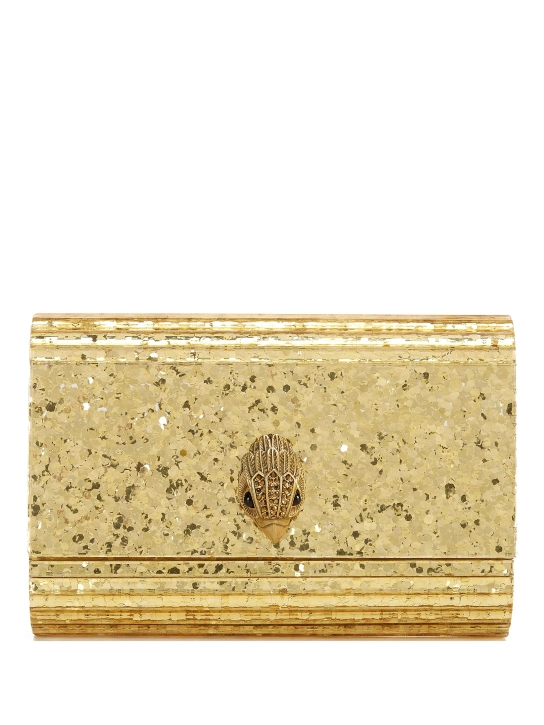 KURT GEIGER ΤΣΑΝΤΑ ΦΑΚΕΛΟΣ ΜΕ GLITTER EAGLE CLUTCH Χρυσό 3 KURT GEIGER ΤΣΑΝΤΑ ΦΑΚΕΛΟΣ ΜΕ GLITTER EAGLE CLUTCH Χρυσό - Image 3