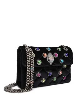 KURT GEIGER ΒΕΛΟΥΔΙΝΗ ΤΣΑΝΤΑ ΧΕΙΡΟΣ MINI KENSINGTON Μαύρο -ΓΥΝΑΙΚΕΙΕΣ ΤΣΑΝΤΕΣ Κατάστημα πωλήσεων 03 4