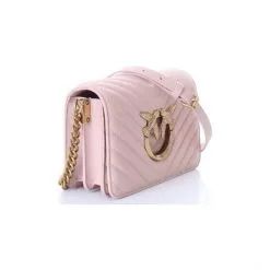 PINKO ΔΕΡΜΑΤΙΝΗ ΤΣΑΝΤΑ ΩΜΟΥ MINI LOVE Ροζ -ΓΥΝΑΙΚΕΙΕΣ ΤΣΑΝΤΕΣ Κατάστημα πωλήσεων 03 44