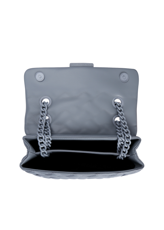 KURT GEIGER ΔΕΡΜΑΤΙΝΗ ΤΣΑΝΤΑ ΩΜΟΥ Γκρι 3 KURT GEIGER ΔΕΡΜΑΤΙΝΗ ΤΣΑΝΤΑ ΩΜΟΥ Γκρι - Image 3