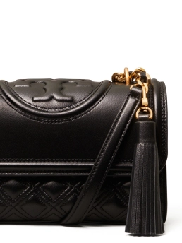 TORY BURCH ΔΕΡΜΑΤΙΝΗ ΤΣΑΝΤΑ ΩΜΟΥ Μαύρο 7 TORY BURCH ΔΕΡΜΑΤΙΝΗ ΤΣΑΝΤΑ ΩΜΟΥ Μαύρο - Image 7