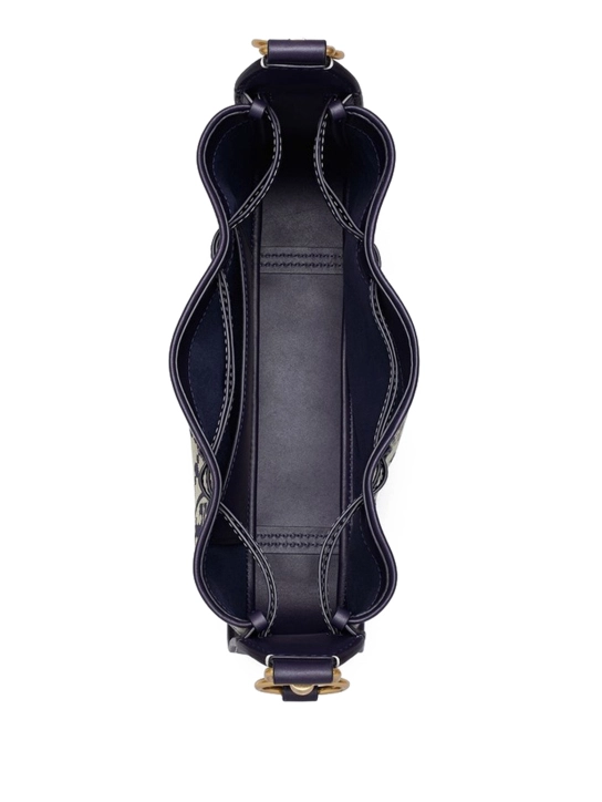 TORY BURCH ΤΣΑΝΤΑ ΩΜΟΥ ΜΕ ΜΟΝΟΓΡΑΜΜΑ Μπλε 3 TORY BURCH ΤΣΑΝΤΑ ΩΜΟΥ ΜΕ ΜΟΝΟΓΡΑΜΜΑ Μπλε - Image 3