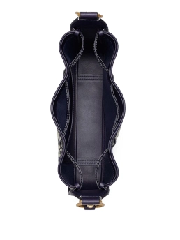 TORY BURCH ΤΣΑΝΤΑ ΩΜΟΥ ΜΕ ΜΟΝΟΓΡΑΜΜΑ Μπλε 6 TORY BURCH ΤΣΑΝΤΑ ΩΜΟΥ ΜΕ ΜΟΝΟΓΡΑΜΜΑ Μπλε - Image 6