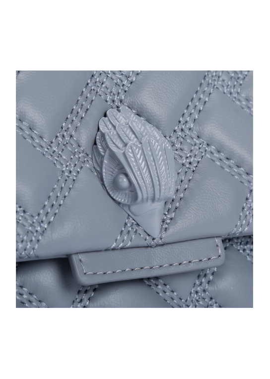 KURT GEIGER ΔΕΡΜΑΤΙΝΗ ΤΣΑΝΤΑ ΩΜΟΥ Γκρι 4 KURT GEIGER ΔΕΡΜΑΤΙΝΗ ΤΣΑΝΤΑ ΩΜΟΥ Γκρι - Image 4