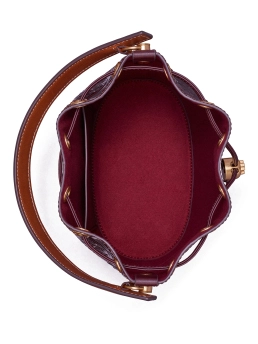 TORY BURCH ΤΣΑΝΤΑ ΩΜΟΥ ΜΕ ΜΟΝΟΓΡΑΜΜΑ Μπορντό 9 TORY BURCH ΤΣΑΝΤΑ ΩΜΟΥ ΜΕ ΜΟΝΟΓΡΑΜΜΑ Μπορντό - Image 9