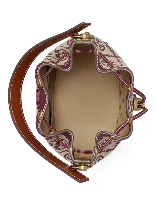 TORY BURCH ΤΣΑΝΤΑ ΩΜΟΥ ΜΕ ΜΟΝΟΓΡΑΜΜΑ Βαμβάκι 4 TORY BURCH ΤΣΑΝΤΑ ΩΜΟΥ ΜΕ ΜΟΝΟΓΡΑΜΜΑ Βαμβάκι - Image 4