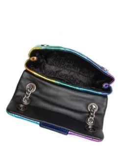 KURT GEIGER ΔΕΡΜΑΤΙΝΗ ΤΣΑΝΤΑ ΩΜΟΥ MINI KENSINGTON Πολύχρωμο -ΓΥΝΑΙΚΕΙΕΣ ΤΣΑΝΤΕΣ Κατάστημα πωλήσεων 04 95