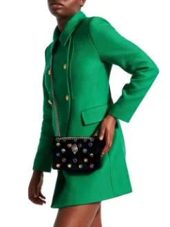 KURT GEIGER ΒΕΛΟΥΔΙΝΗ ΤΣΑΝΤΑ ΧΕΙΡΟΣ MINI KENSINGTON Μαύρο -ΓΥΝΑΙΚΕΙΕΣ ΤΣΑΝΤΕΣ Κατάστημα πωλήσεων 05 1