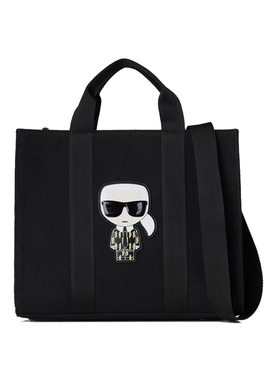 KARL LAGERFELD ΤΣΑΝΤΑ ΧΕΙΡΟΣ ΜΕ ΣΧΕΔΙΟ Μαύρο 1 KARL LAGERFELD ΤΣΑΝΤΑ ΧΕΙΡΟΣ ΜΕ ΣΧΕΔΙΟ Μαύρο