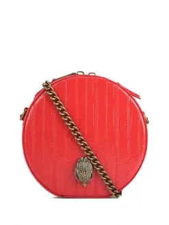 KURT GEIGER ΣΤΑΥΡΩΤΗ ΤΣΑΝΤΑ ΜΕ ΑΛΥΣΙΔΑ SHOREDITCH ROUND Κόκκινο