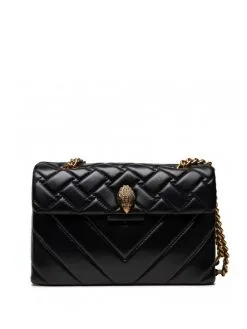 KURT GEIGER ΚΑΠΙΤΟΝΕ ΣΤΑΥΡΩΤΗ ΤΣΑΝΤΑ KENSINGTON Μαύρο