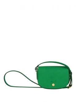 LONGCHAMP ΔΕΡΜΑΤΙΝΗ ΣΤΑΥΡΩΤΗ ΤΣΑΝΤΑ EPURE Πράσινο