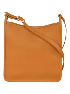 LONGCHAMP ΔΕΡΜΑΤΙΝΗ ΣΤΑΥΡΩΤΗ ΤΣΑΝΤΑ LE FOULONNÉ S Πορτοκαλί