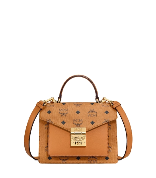 MCM ΤΣΑΝΤΑ ΣΤΑΥΡΩΤΗ PATRICIA SATCHEL 1 MCM ΤΣΑΝΤΑ ΣΤΑΥΡΩΤΗ PATRICIA SATCHEL