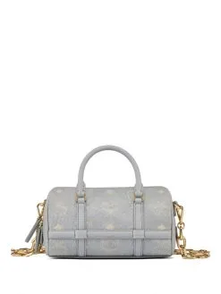 MCM MINI ΣΤΑΥΡΩΤΗ ΤΣΑΝΤΑ ΜΕ ΑΛΥΣΙΔΑ Γκρι