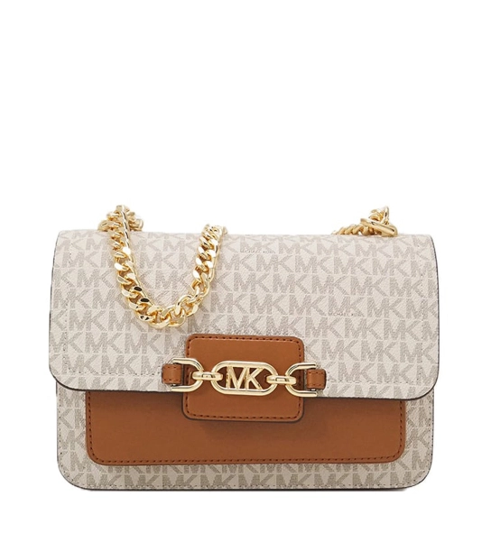 MICHAEL MICHAEL KORS ΣΤΑΥΡΩΤΗ ΤΣΑΝΤΑ ΜΕ ΑΛΥΣΙΔΑ HEATHER Μπεζ 1 MICHAEL MICHAEL KORS ΣΤΑΥΡΩΤΗ ΤΣΑΝΤΑ ΜΕ ΑΛΥΣΙΔΑ HEATHER Μπεζ